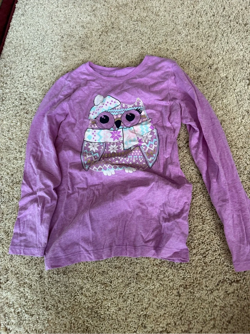 Girls purple owl 🦉 long sleeve
